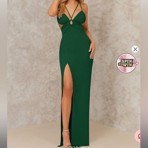 Azazie x Kendall & Kylie Green Dress